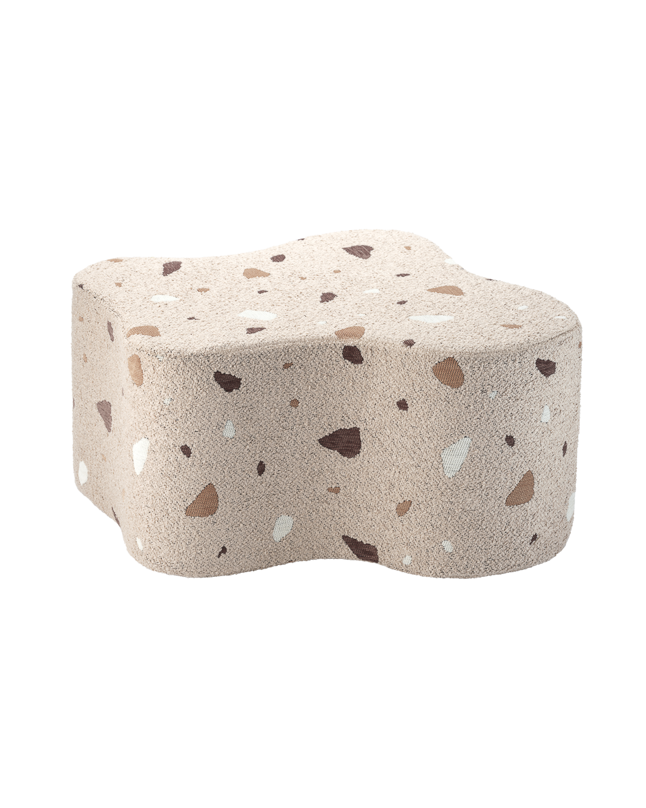 Terrazzo Sand Cloud Pouffe