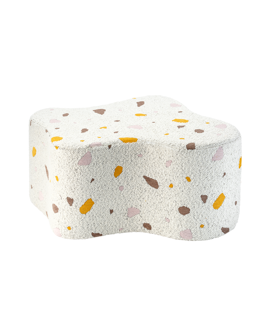 Terrazzo Marble Cloud Pouffe