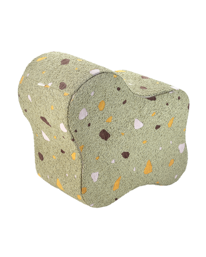 Terrazzo Moss Cloud Pouffe