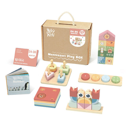 Montessori Play Box - set for children aged 24 to 36 months by BusyKids