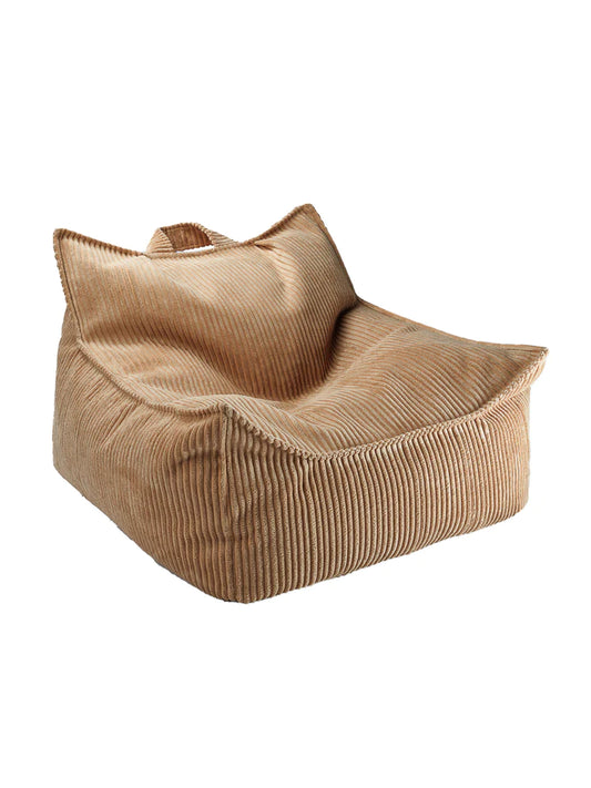 Wigiwama Toffee Sitzsack – Rib-Loungesessel zum Entspannen