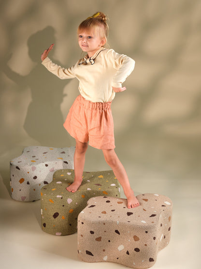 Terrazzo Sand Cloud Pouffe