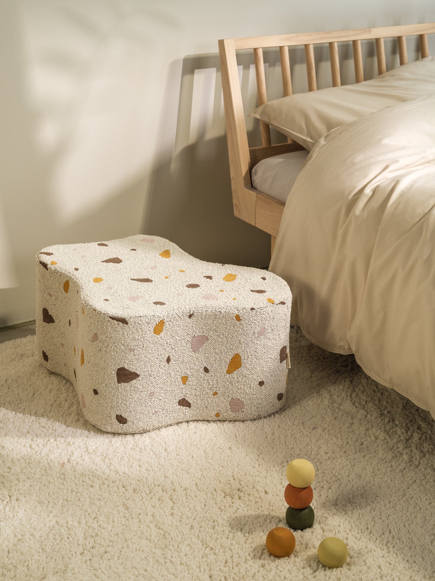 Terrazzo Marble Cloud Pouffe