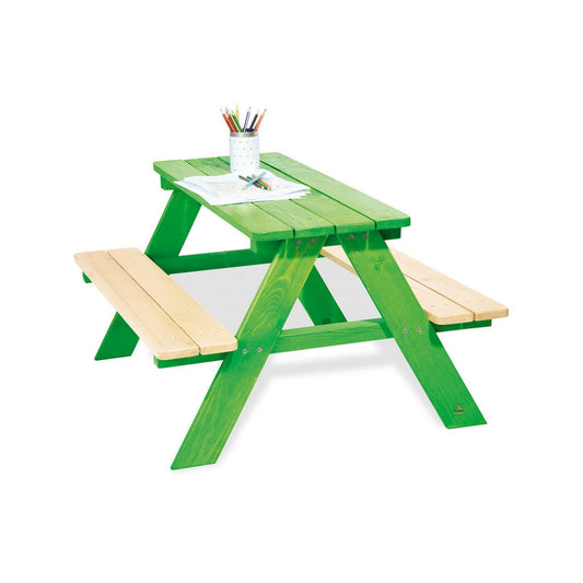 Kinderpicknicktisch Nicki für 4, grün
