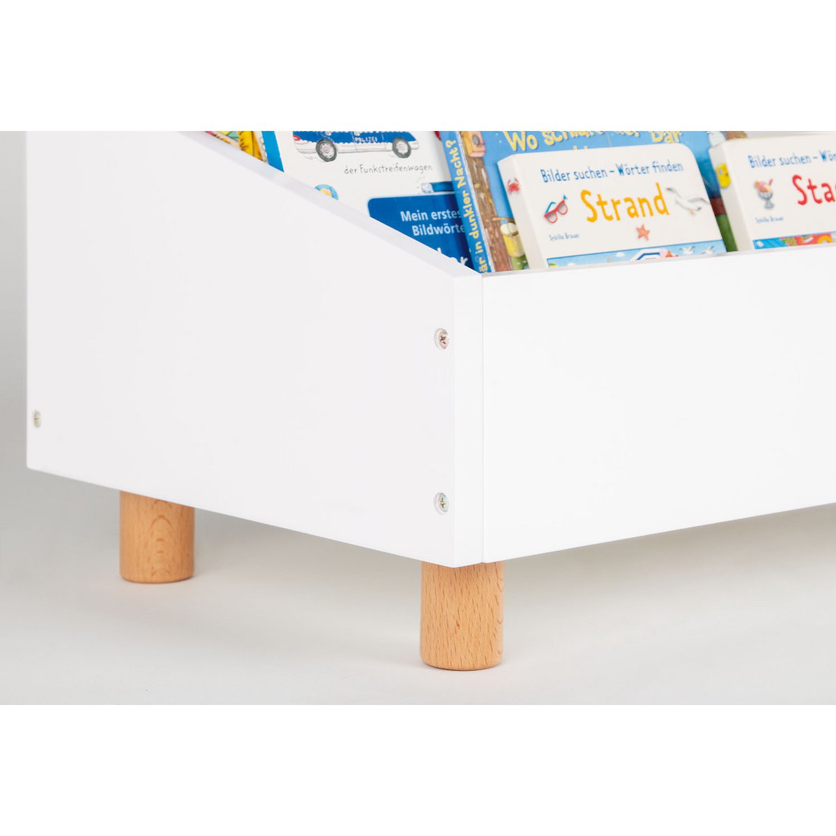 Kinderboekenkast Ando, wit