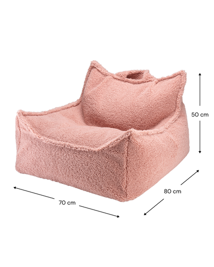 Wigiwama Guava Beanbag Chair - teddystof zitzak