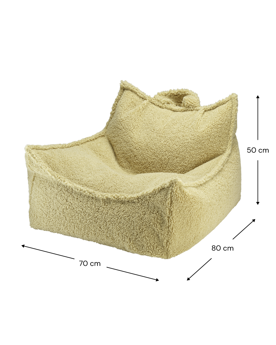 Wigiwama Beanbag Chair Matcha - teddystof zitzak