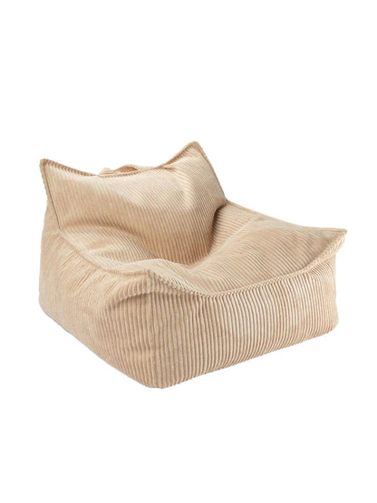 Wigiwama Brown Sugar beanbag - Rib lounge chair to relax in