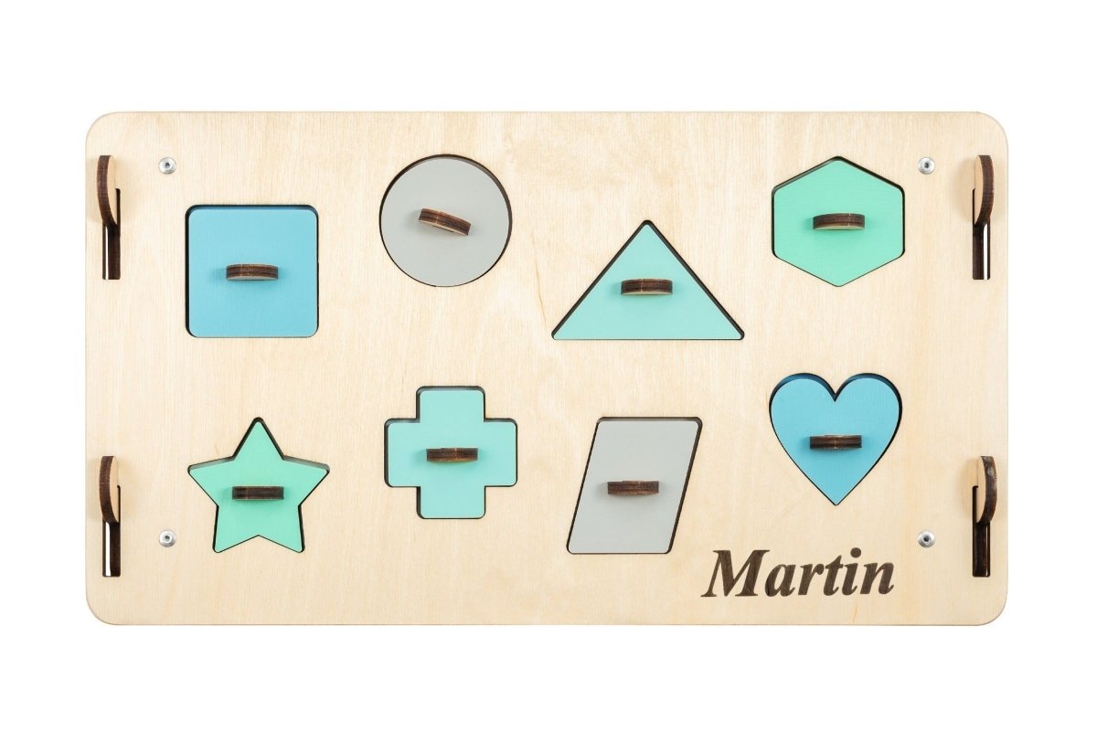 BusyKids Busy Board speelhuisje – naturel mint, limited edition-Speelhuisje