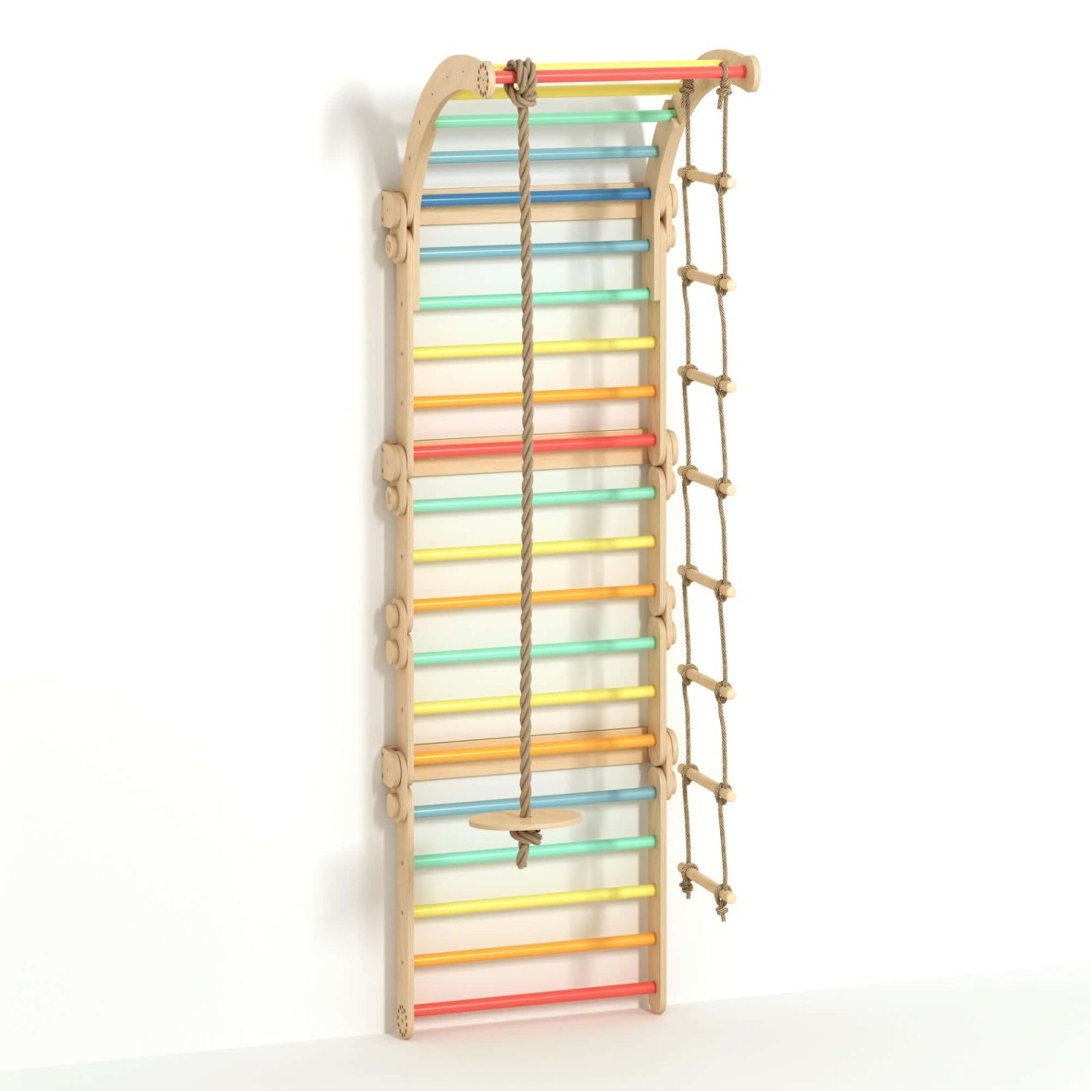 BusyKids klimrek – sprossenwand regenboog – productbeeld 12