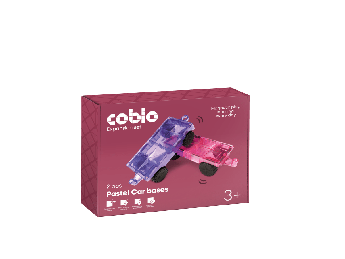 Coblo Auto Onderstellen Pastel – 2 stuks verpakking