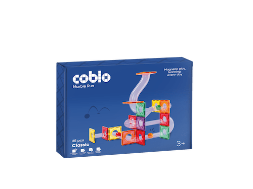 Coblo Magnetische Knikkerbaan Classic – uitbreiding 35 stuks verpakking
