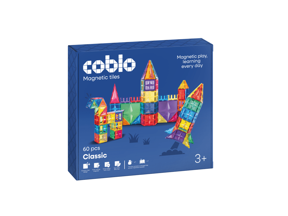 Coblo Magnetische Tegels Classic – 60 stuks verpakking
