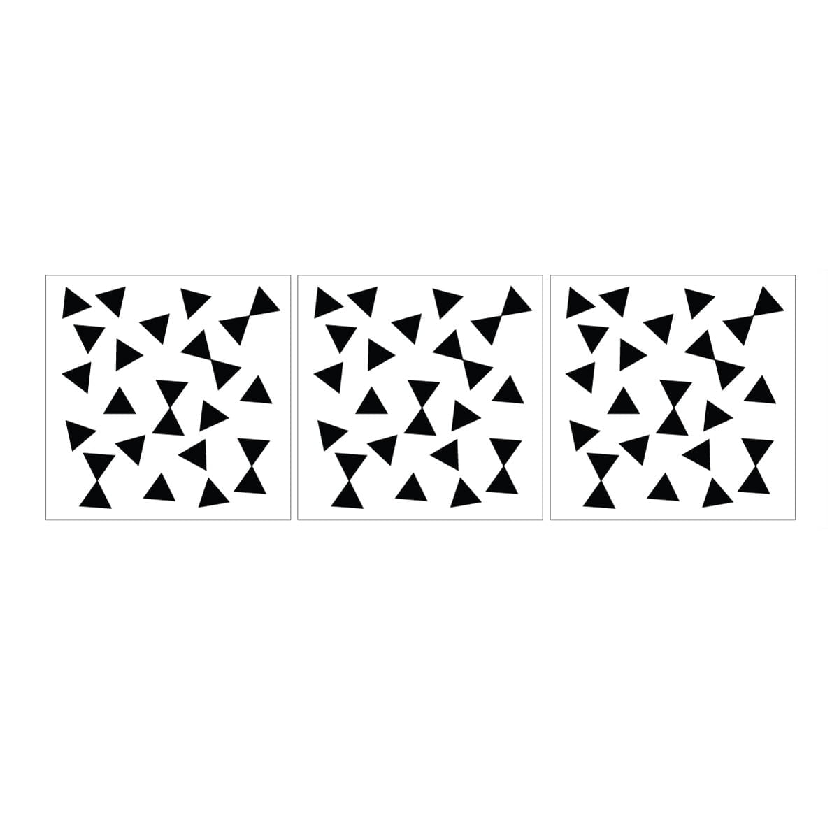 Miniset: Dreiecke Schwarz