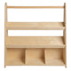 Van Dijk Toys wooden children's bookcase / book rack with 3 shelves (Childcare quality)