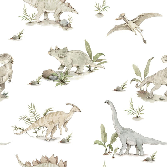 Dekornik Happy Dinos kinderbehang
