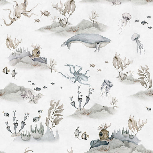 Dekornik Underwater World White kinderbehang