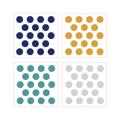 Konfetti 5 Marineblau Türkis