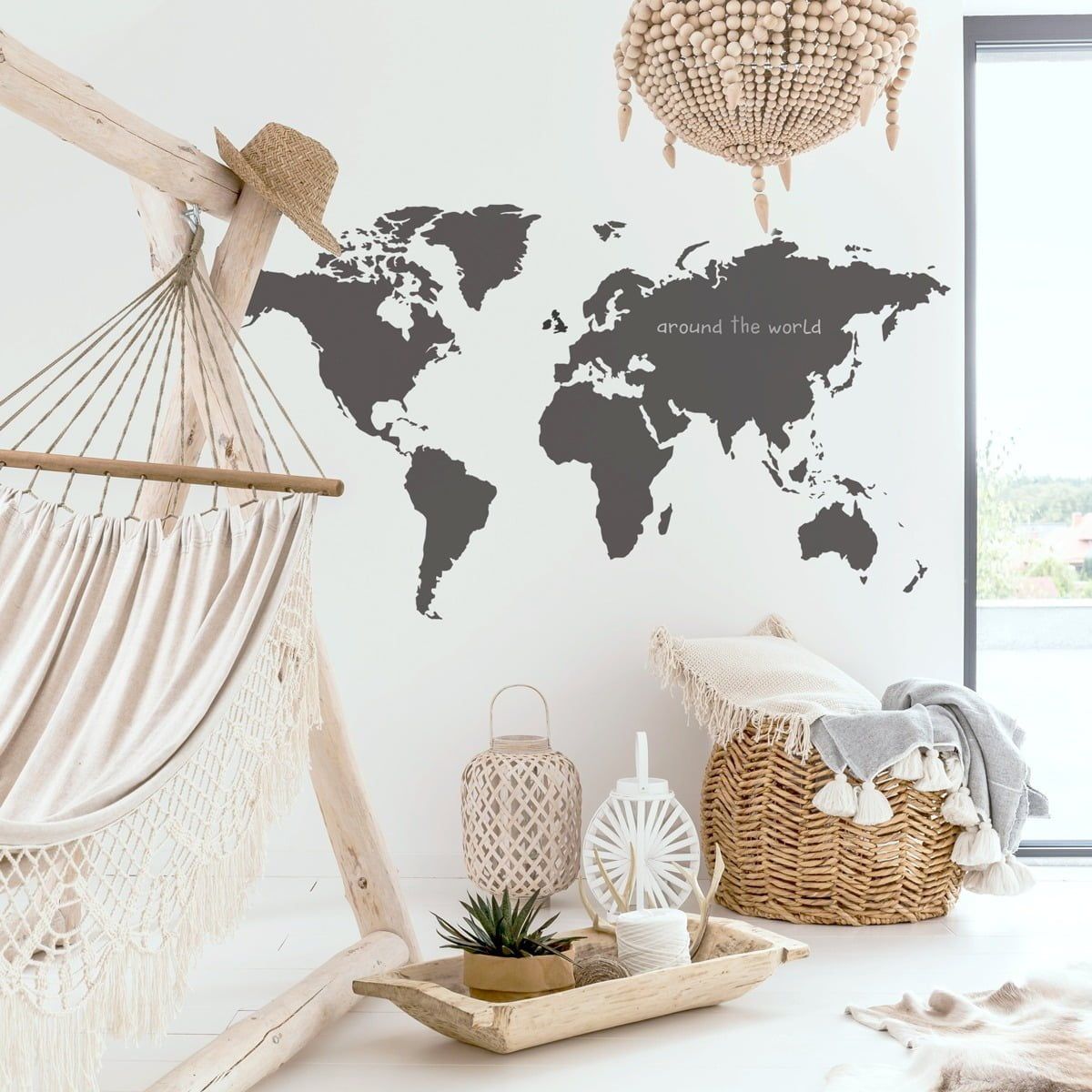 Map 6 Black Chalkboard - 