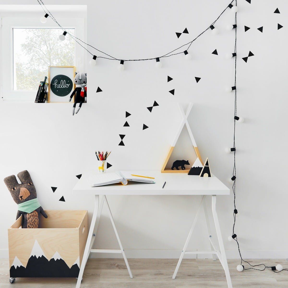 Miniset: Triangles Black - 