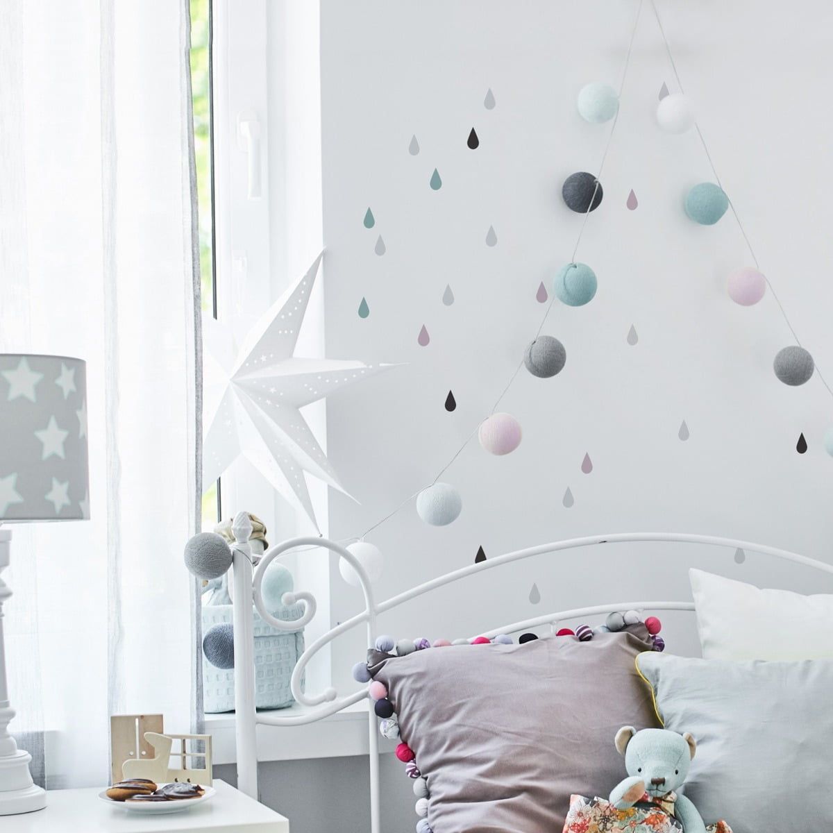 Set: Drops Navy Blue Lily Turquoise - 