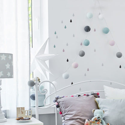 Set: Drops Navy Blue Lily Turquoise - 