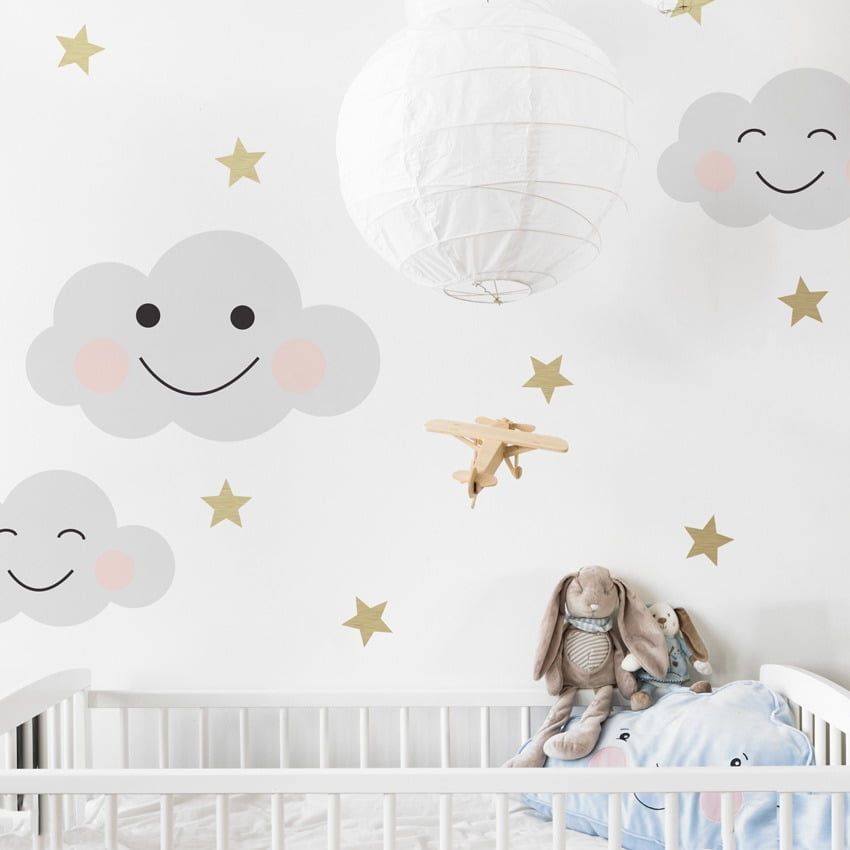 Smily Clouds Set - 