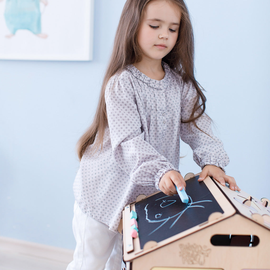 BusyKids Busy Board speelhuisje – naturel