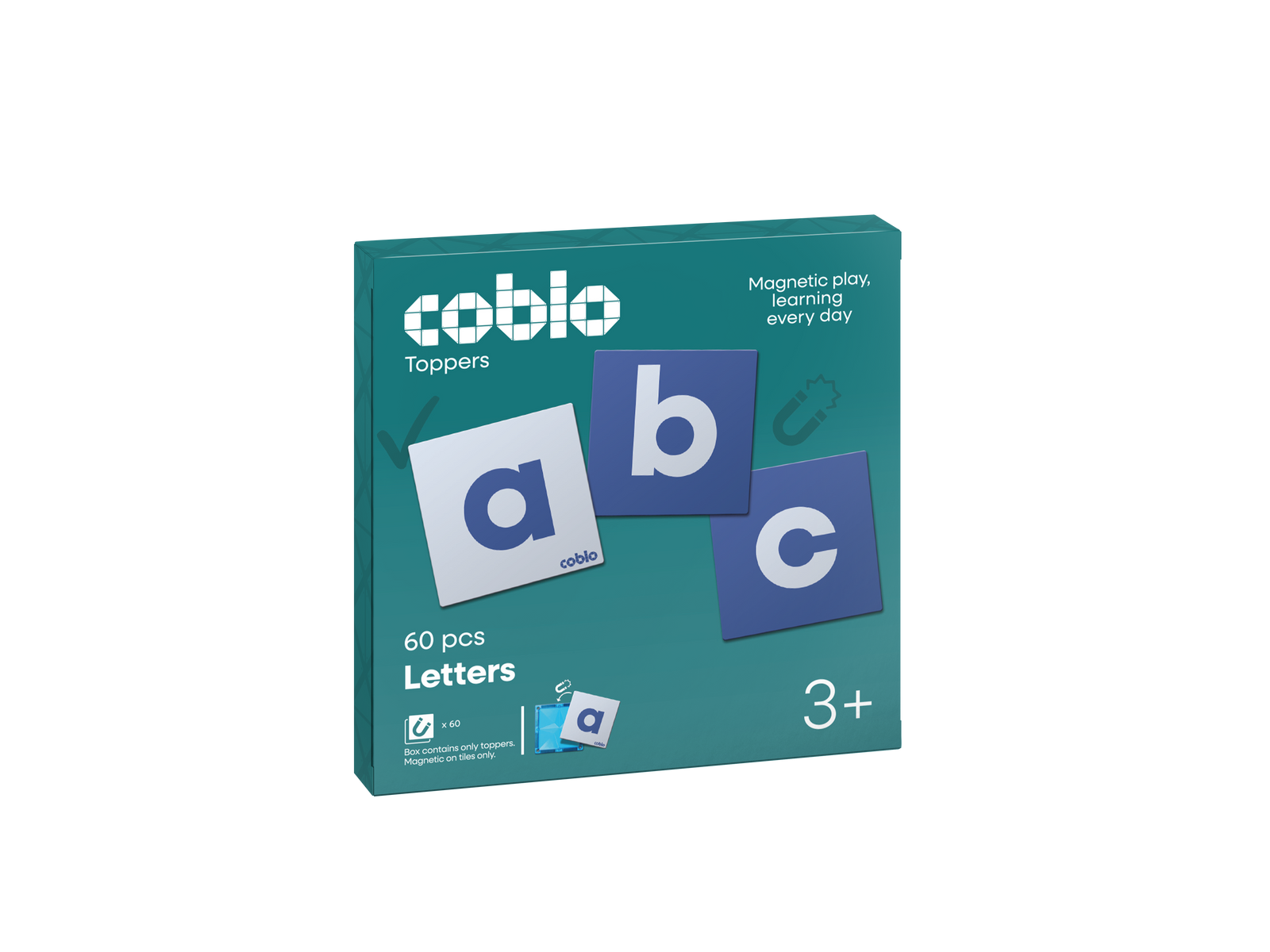 Coblo Toppers Letters – 60 stuks verpakking