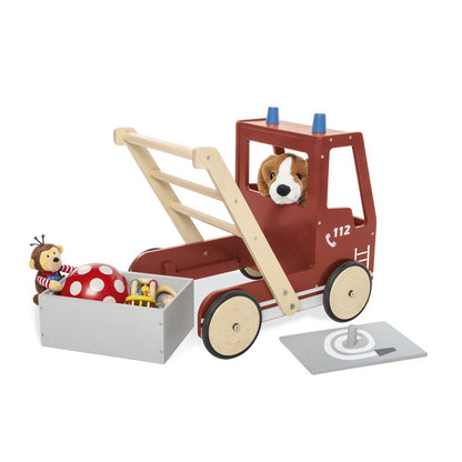 Loopwagen Fred - rood