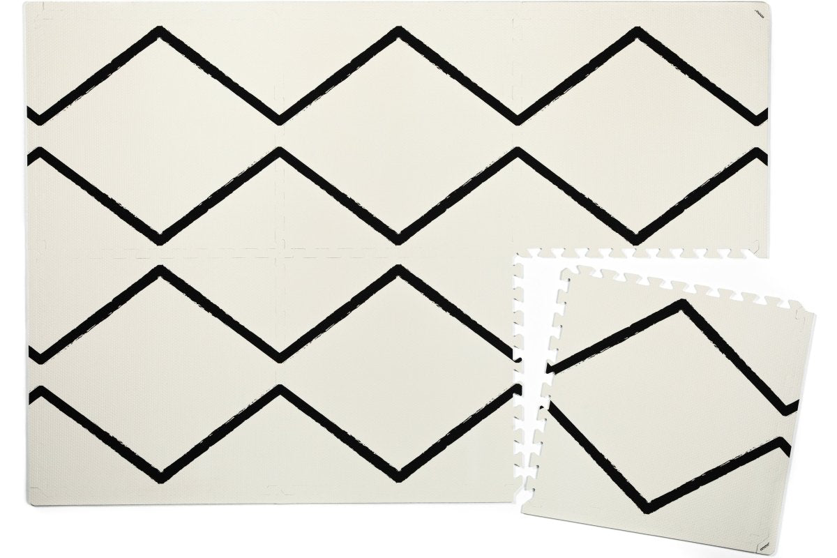 Eeveve speelmat Beni Ecru, puzzelmat van EVA-schuim voor de woonkamer