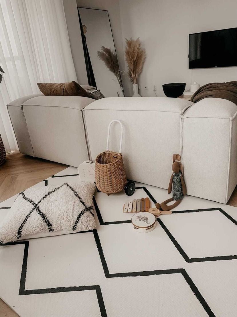 Beni speelmat foam - ecru - 