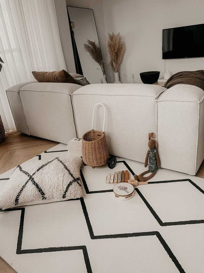 Beni speelmat foam - ecru - 