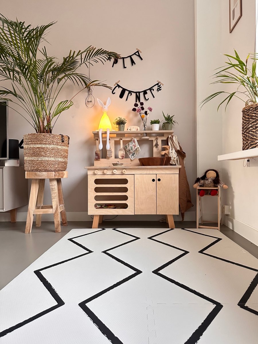 Beni speelmat foam - ecru - 