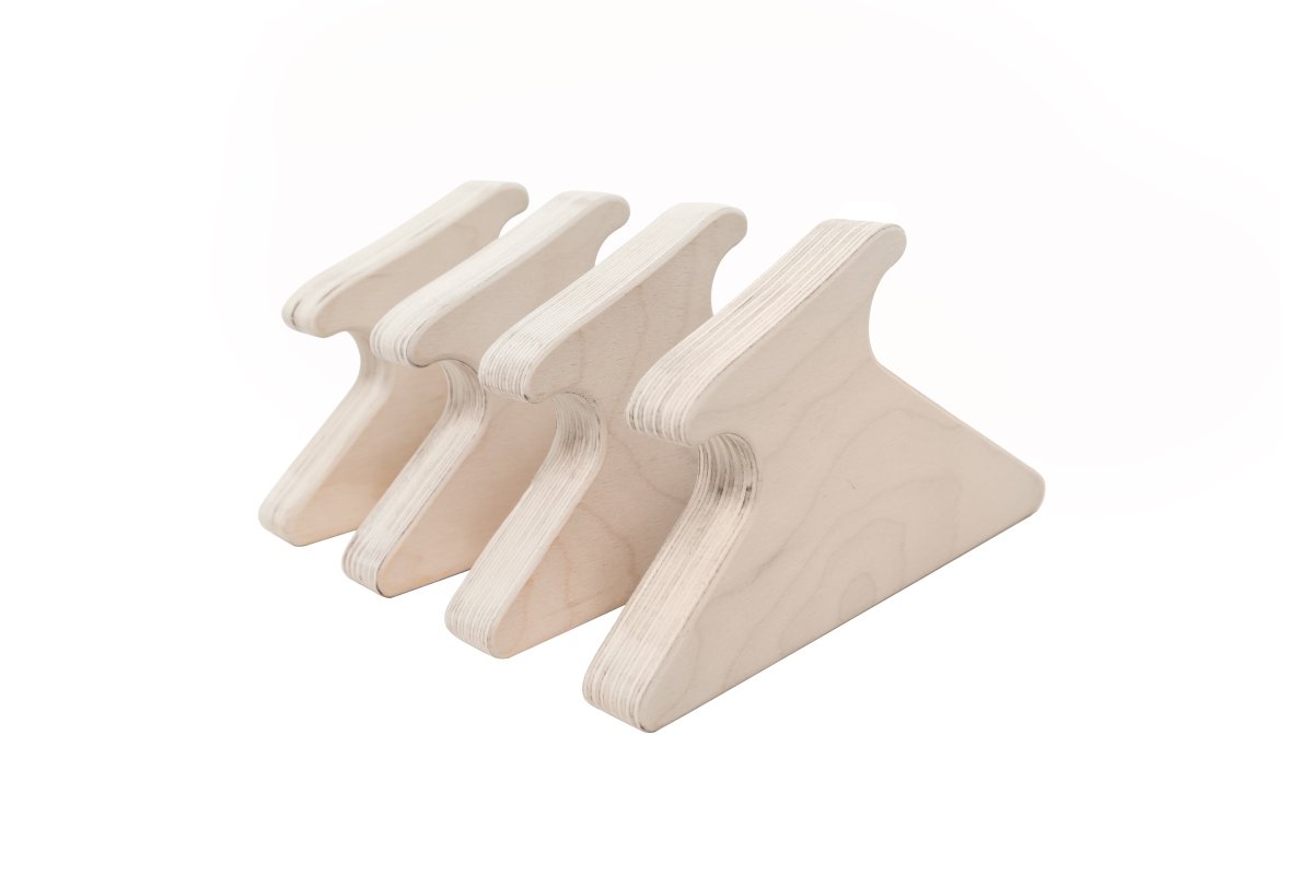 FitWood LUOTO II Wedges – houten steunset die de rocker stilzet