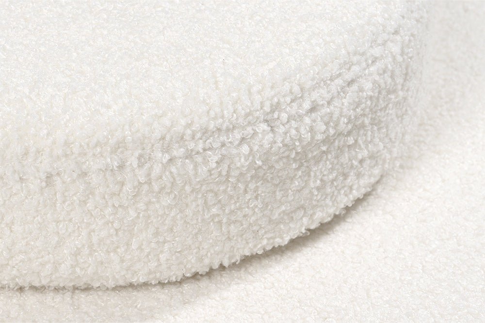 Teddypluche van dichtbij – Shappy hoezenset in Cream White
