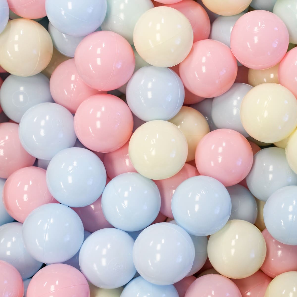 IGLU ballenbakballen licht pastel – 500 stuks van 7 cm