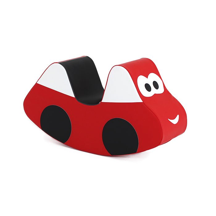 Soft Play Ride On Toy - Car in rood