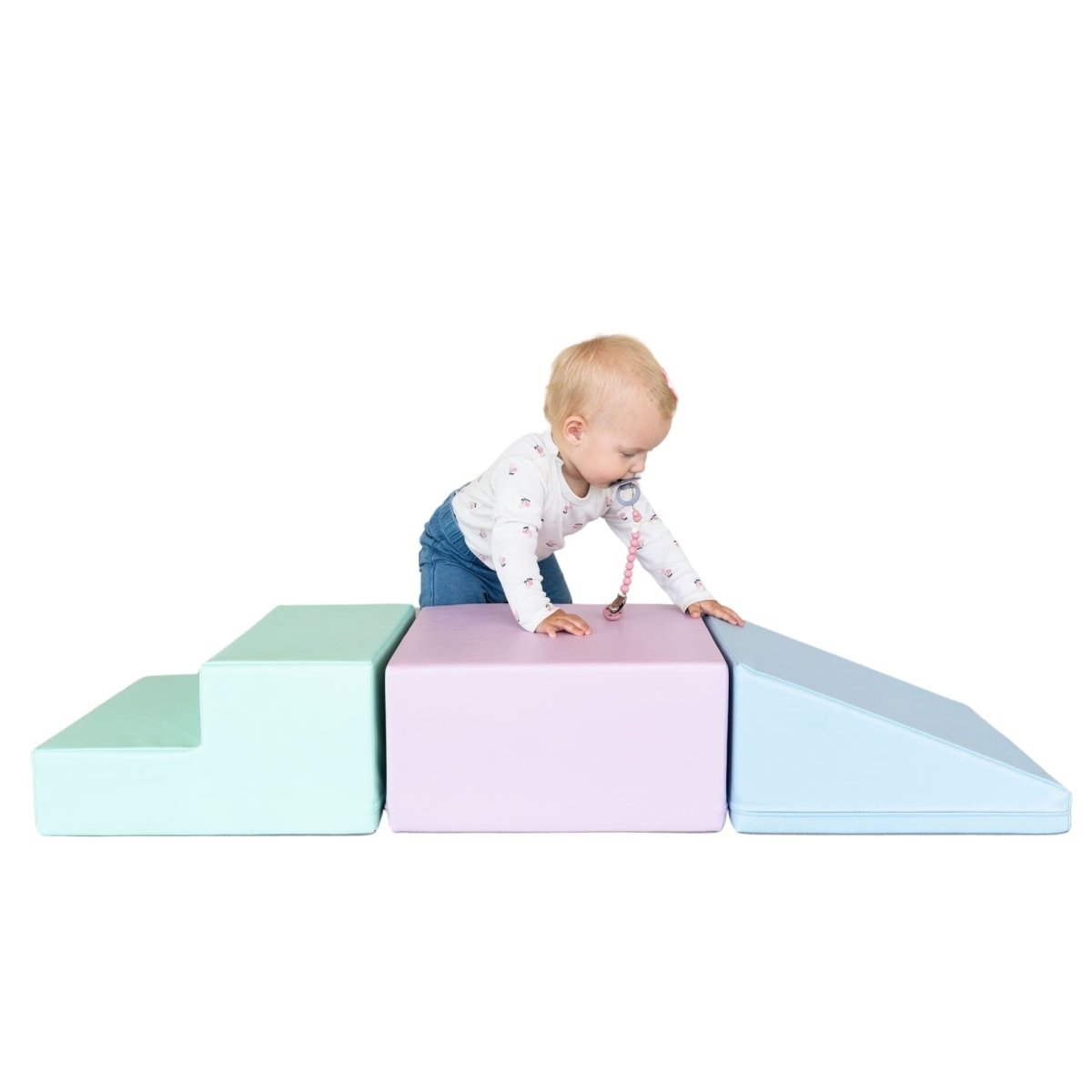 IGLU Mini Climbie soft play klimset – licht pastel