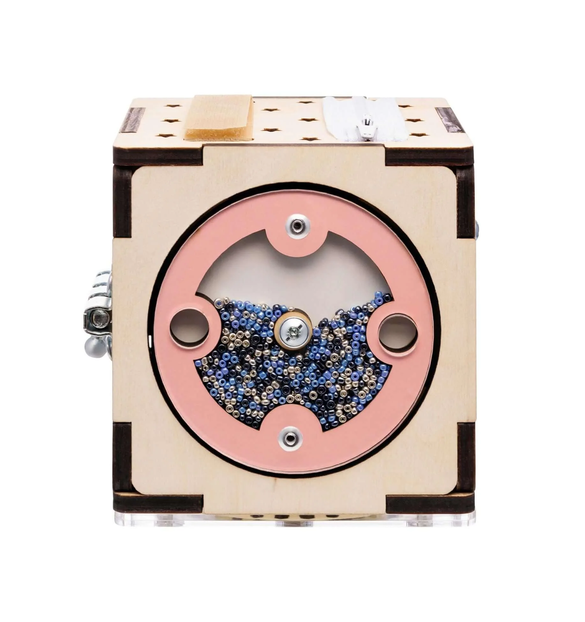 Set - BusyBoard House natural/mint and creative Cube