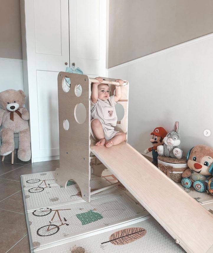 Leea’s Tower XL – dubbele Montessori‑leertoren voor twee kinderen - 