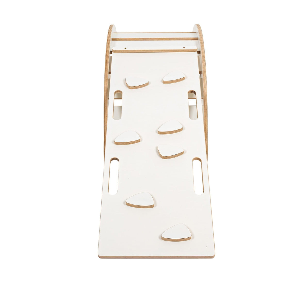 MeowBaby Dream Rocker Small wit, ladder met beige kussen