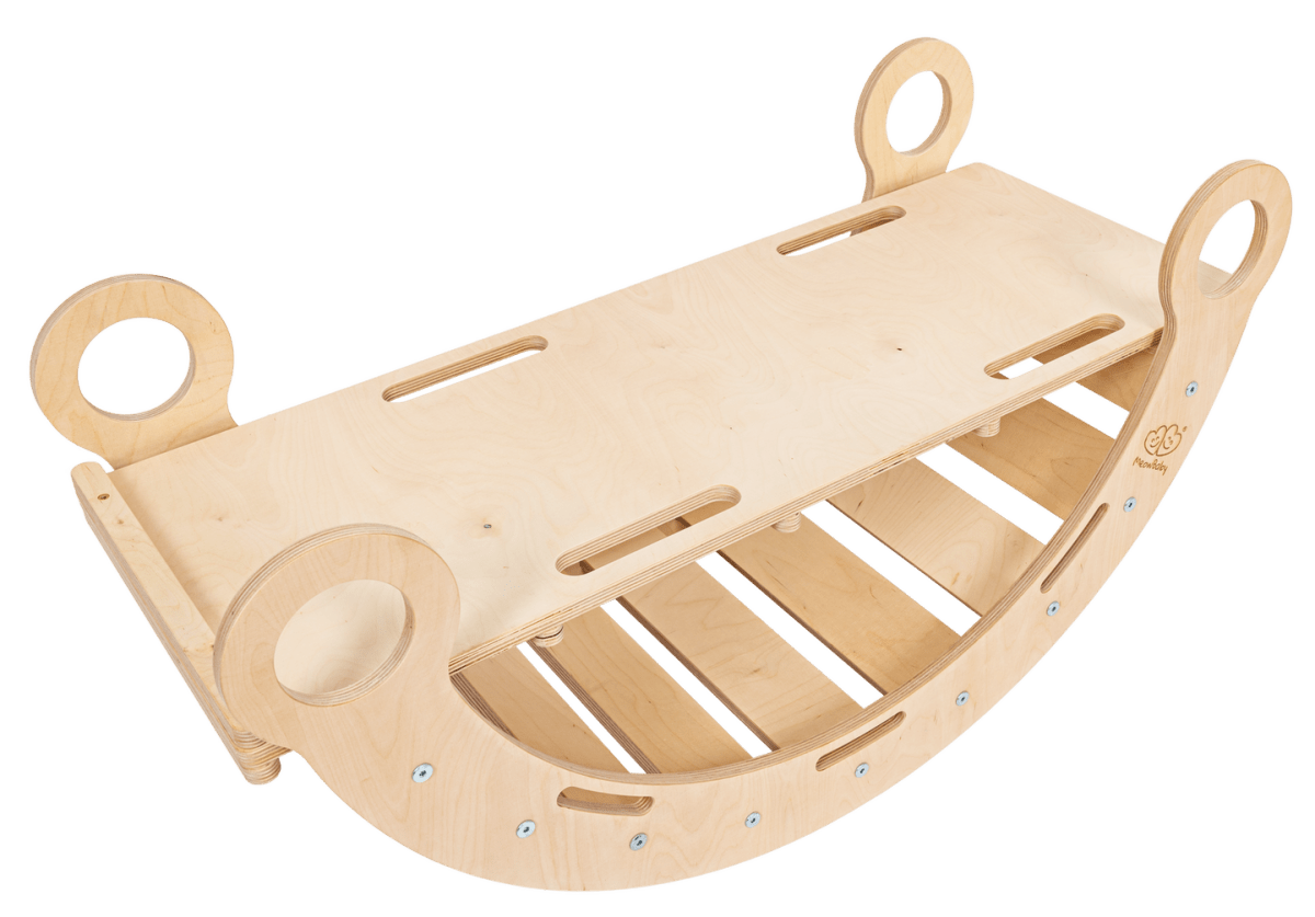 MeowBaby Dream Rocker Small naturel, glijbaan zonder kussen