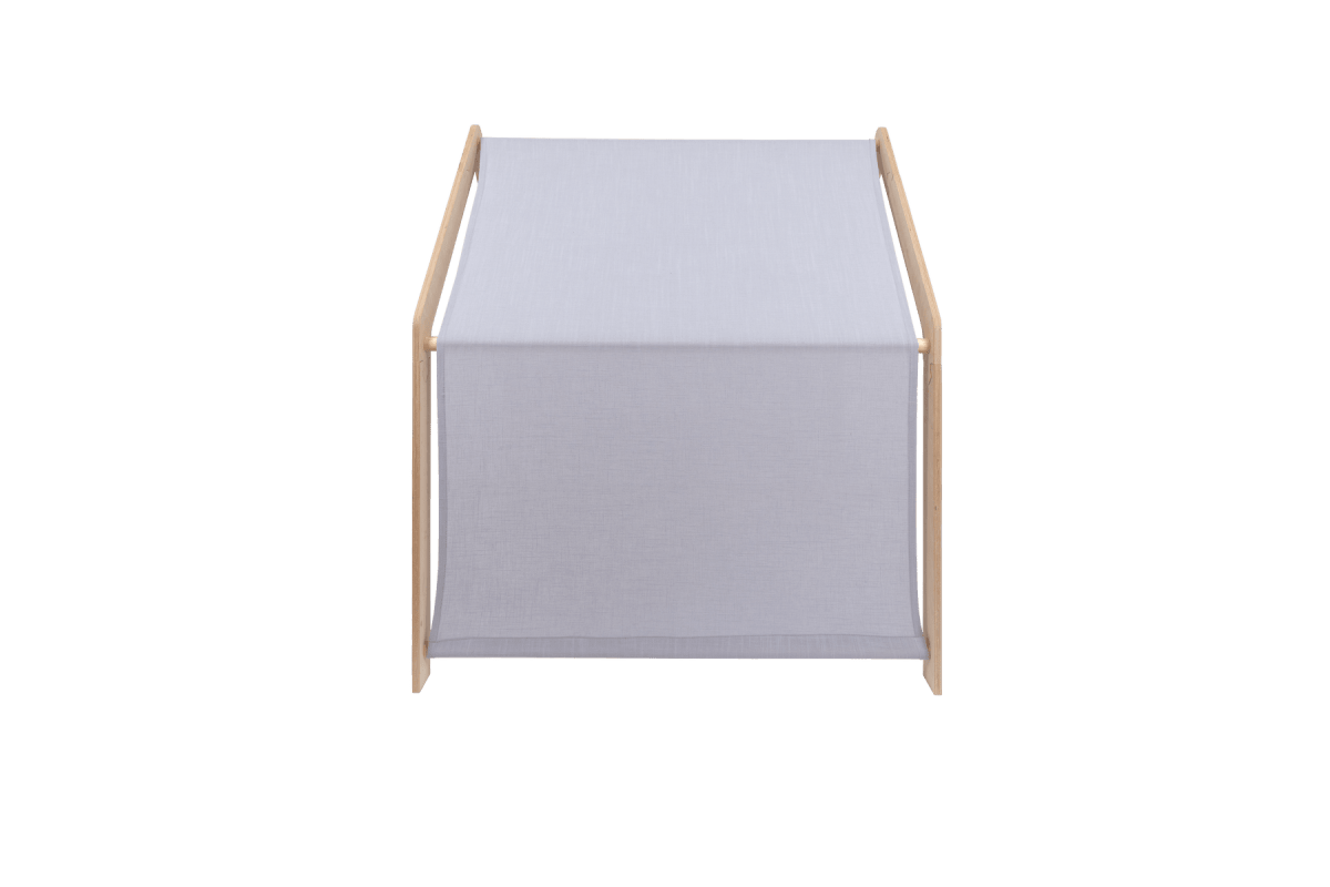 houten speelhuisje naturel met blauw dak voor kinderkamer, aanvullende productfoto 4