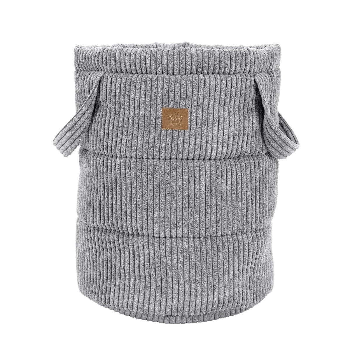 MeowBaby Aesthetic speelgoedmand in grijs voor de kinderkamer