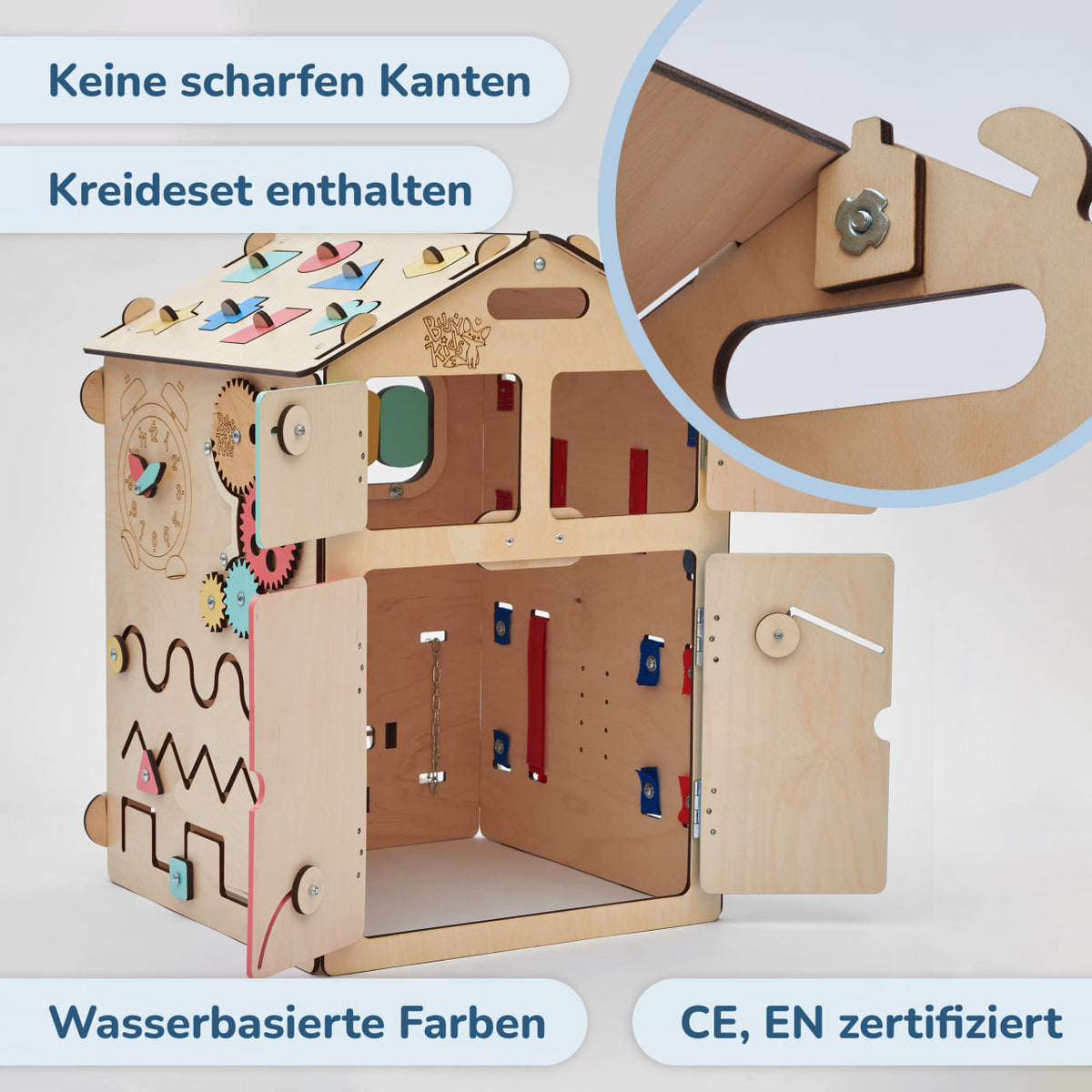 Set - Busy Board House natura and Creative Cube