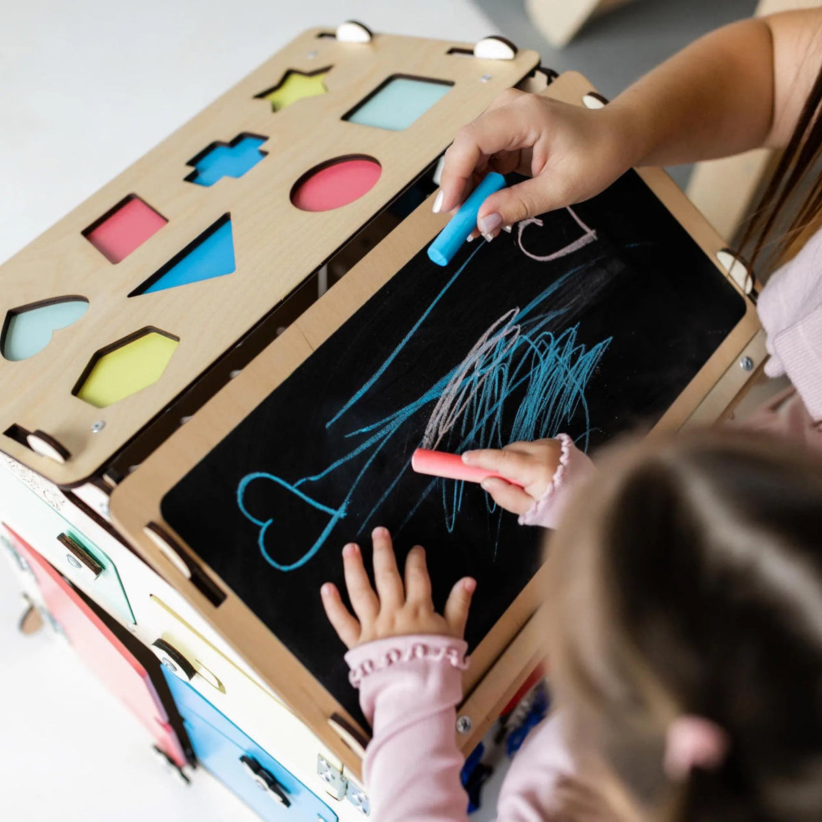 BusyKids Busy Board speelhuisje – naturel
