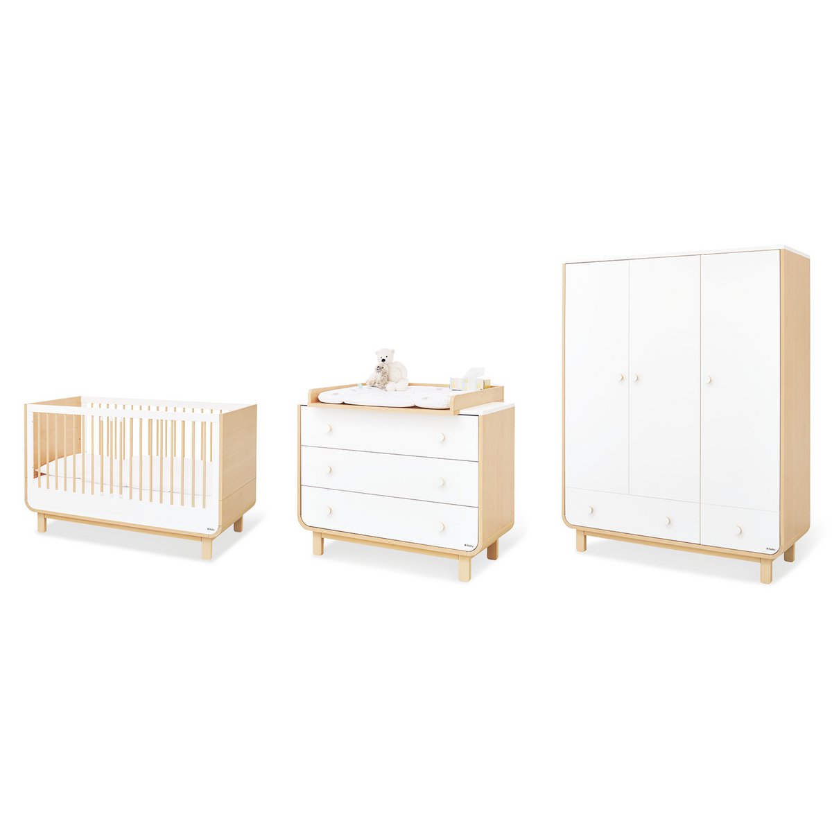 Babykamer Round 3 - delige meubelset - 