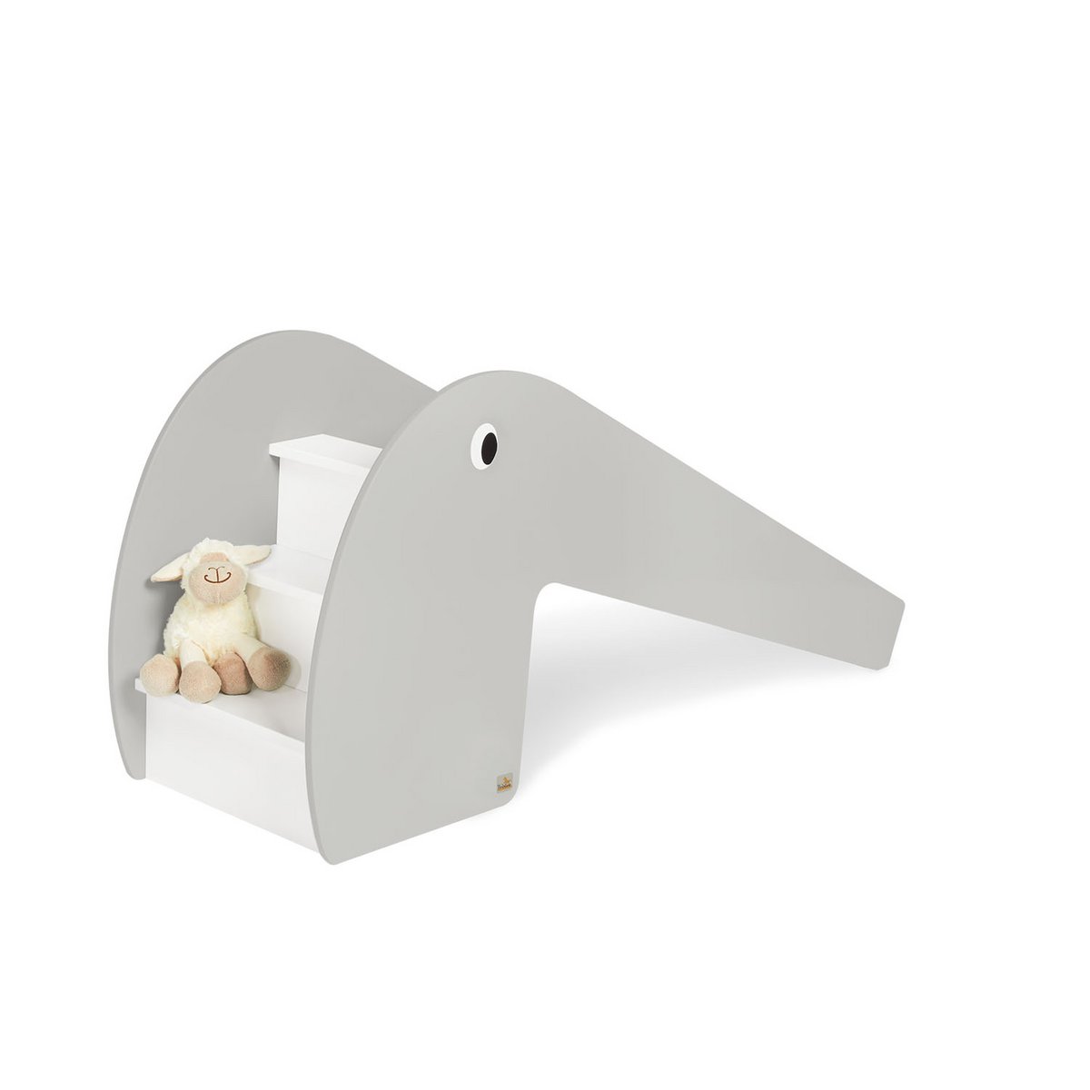 Indoor - slide "lotta", grijs/wit - 