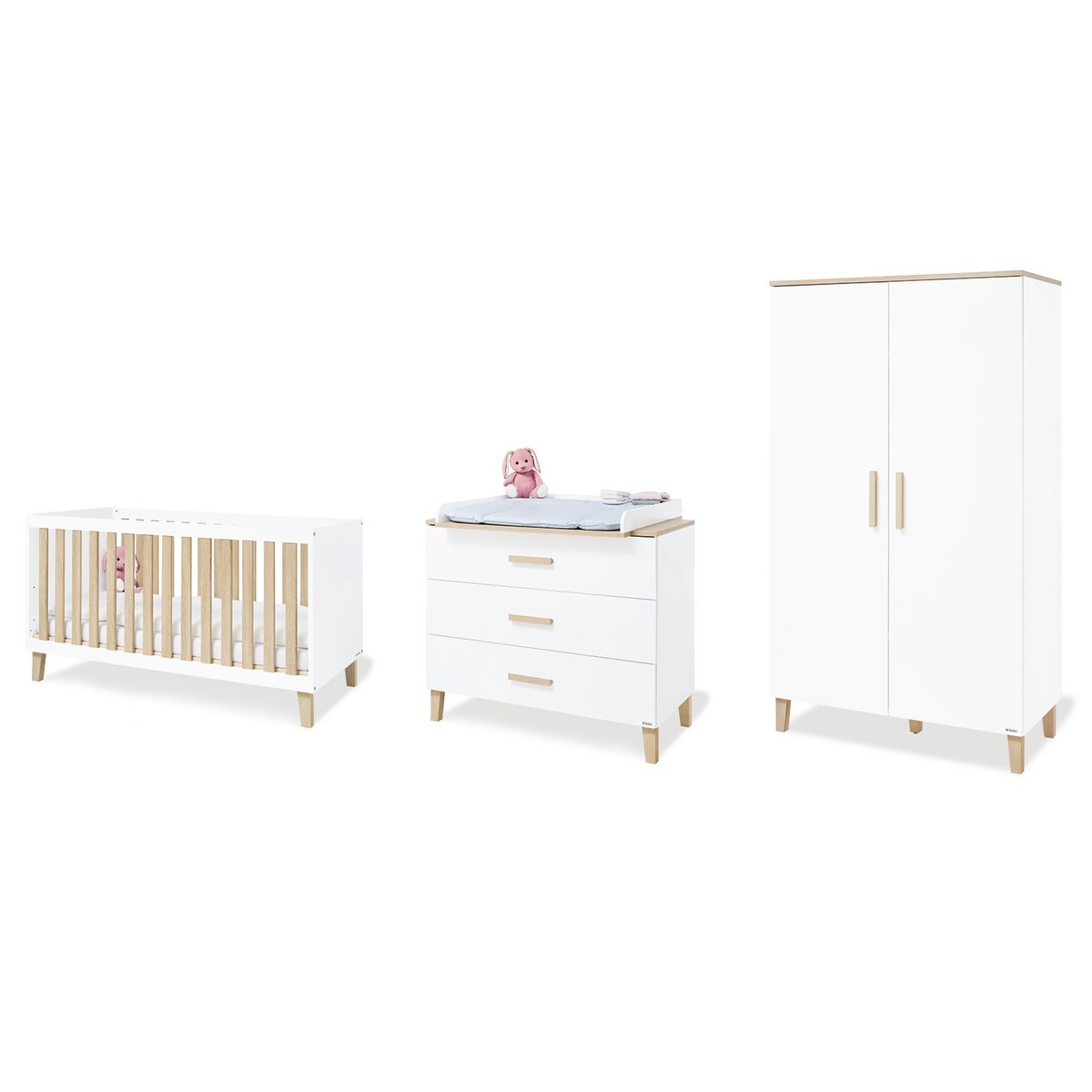 Pinolino Lumi babykamer breed – 3-delige set